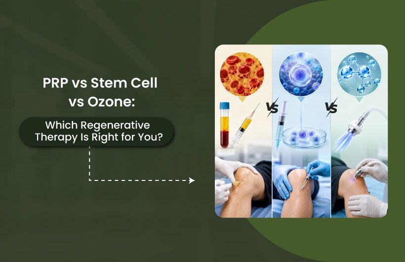 PRP vs Stem Cell vs Ozone: Which Regenerative Therapy Is Right for You?