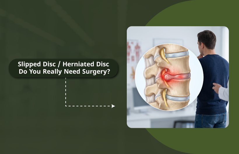 Slipped Disc Treatment in Ahmedabad: Do You Really Need Surgery?
